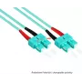 GoodConnections LW-810SC3 OM3 Duplex Multimode LWL-Patchkabel, SC/SC, 50/125, 10 m
