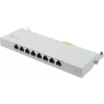 GoodConnections Alcasa GC-N0111 Cat6 geschirmtes RJ45 Keystone-Modul - Grau