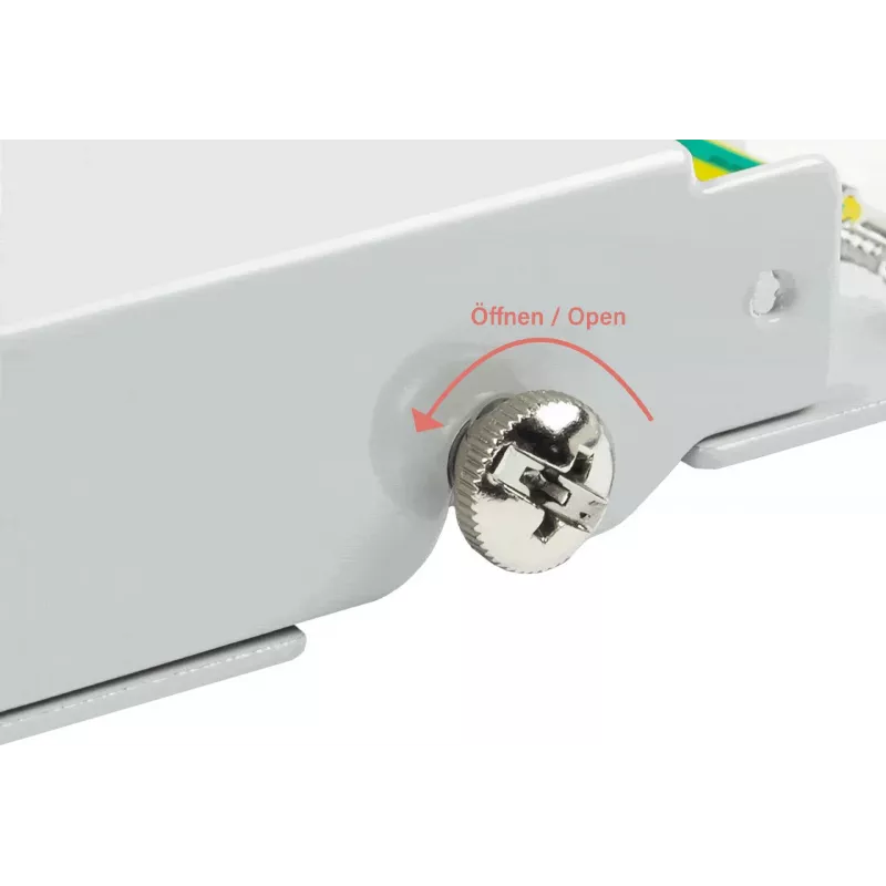 GoodConnections Alcasa GC-N0111 Cat6 geschirmtes RJ45 Keystone-Modul - Grau