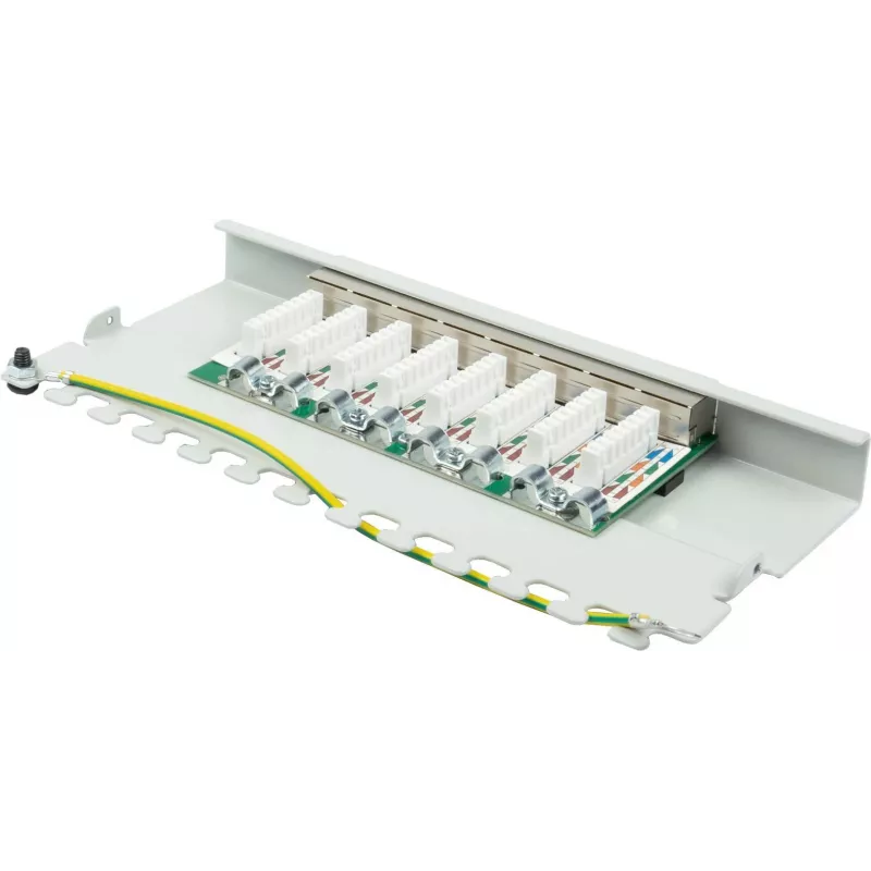 GoodConnections Alcasa GC-N0111 Cat6 geschirmtes RJ45 Keystone-Modul - Grau