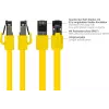 GoodConnections Alcasa 8080-030Y Cat8.1 S/FTP Netzwerkkabel, 3 m, Gelb