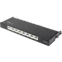 GoodConnections Alcasa GC-N0118 Cat.6a geschirmtes Keystone-Modul, werkzeugfrei, RJ45, 10G, Schwarz