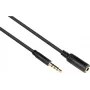 GoodConnections 3,5mm TRRS Audio-Verlängerungskabel, Stecker auf Buchse, 5m, Schwarz AS-35V4B5