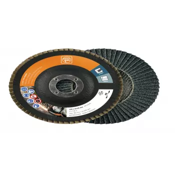 FEIN 63730022010 Fächerschleifscheibe 125 mm P40 Zirkonkorund 10er-Pack