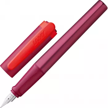 LAMY nexx Füllfederhalter Multi-Red A (Anfänger) mit ergonomischem Griff und Edelstahlfeder 1241765