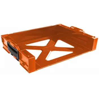 Fein i-Boxx Rack 33901790000 Kofferhalterung für Sortimo i-BOXX, 442 x 101 x 342 mm, Anthrazit