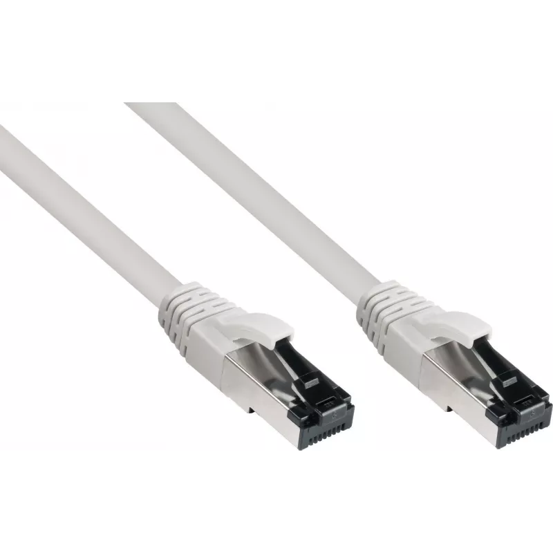 GoodConnections Alcasa 8080L-200 Cat8.1 S/FTP Netzwerkkabel, 20 m, Grau, RJ45, 40 Gbit/s, 2000 MHz