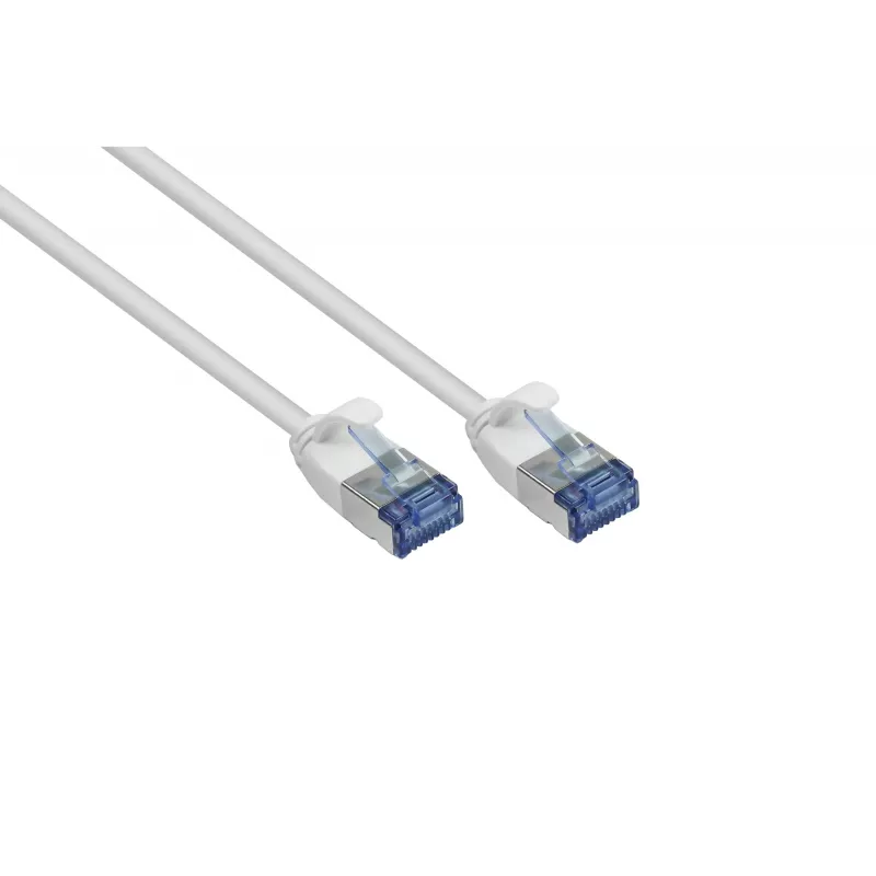 GoodConnections RNS SlimLine Cat.6A U/FTP LSZH Patchkabel, 5m, Weiß 8060-HS050W