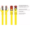 GoodConnections RNS® Cat. 6 S/FTP Patchkabel mit Snagless Boot, PiMF, PVC, 250 MHz, Gelb, 25 m 8060-250Y