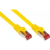 GoodConnections RNS® Cat. 6 S/FTP Patchkabel mit Snagless Boot, PiMF, PVC, 250 MHz, Gelb, 25 m 8060-250Y