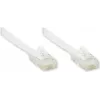 GoodConnections Cat. 6 U/UTP Flach-Patchkabel, Weiß, 1,0 m (806U-F010)