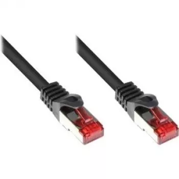 GoodConnections Alcasa 8060-400S Cat6 S/FTP Patchkabel, RJ45 Stecker auf Stecker, 40 m, vergoldet