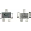 GoodConnections SAT-Verteiler mit F-Anschlüssen, 2-fach, 5-2250 MHz