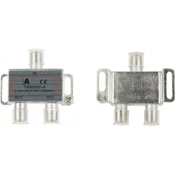 GoodConnections SAT-Verteiler mit F-Anschlüssen, 2-fach, 5-2250 MHz