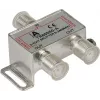 GoodConnections SAT-Verteiler mit F-Anschlüssen, 2-fach, 5-2250 MHz