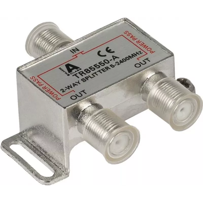GoodConnections SAT-Verteiler mit F-Anschlüssen, 2-fach, 5-2250 MHz