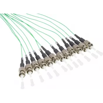 GoodConnections Alcasa LW-802PT 2m 12x ST Türkis LWL Patchkabel (LW-802PT)