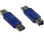 GoodConnections Alcasa USB-AD34 USB-A-auf-USB-B-Adapter, blau
