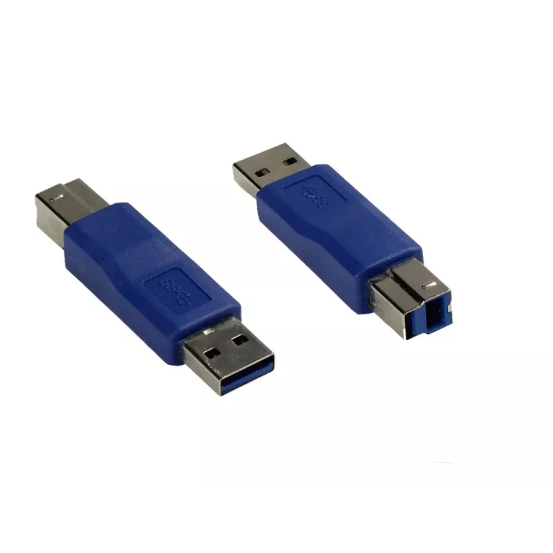 GoodConnections Alcasa USB-AD34 USB-A-auf-USB-B-Adapter, blau