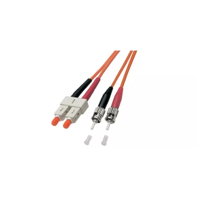 GoodConnections OM2 Duplex Multimode LWL Patchkabel ST/SC, 50/125µm, 5m, Orange LW-805TC