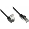 GoodConnections Cat. 5e F/UTP Patchkabel, 2m, Schwarz, 90° auf gerade RJ45 805S-020EWI