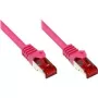 GoodConnections Alcasa 40m Cat6 S/FTP Netzwerk-Patchkabel RJ-45 Stecker zu Stecker Magenta 8060-400M