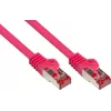 GoodConnections Alcasa 40m Cat6 S/FTP Netzwerk-Patchkabel RJ-45 Stecker zu Stecker Magenta 8060-400M