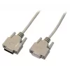 Good Connections Joystick-Verlängerungskabel, umspritzt, 1,8m, mit Rändelschrauben
