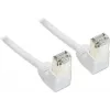 GoodConnections Cat. 5e F/UTP Patchkabel, 2m, Beide Enden 90° nach unten gewinkelt, Weiß 805W-020WI
