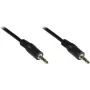 GoodConnections 3,5mm Stereo-Klinkenkabel 2,5m Stecker auf Stecker Schwarz 1970-02