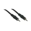 GoodConnections 3,5mm Stereo-Klinkenkabel 2,5m Stecker auf Stecker Schwarz 1970-02