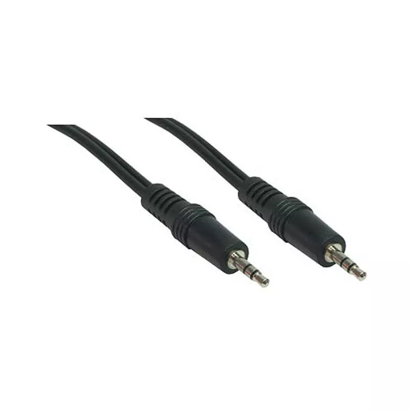 GoodConnections 3,5mm Stereo-Klinkenkabel 2,5m Stecker auf Stecker Schwarz 1970-02