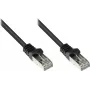 Alcasa 855S-015 Cat5e SF/UTP Patchkabel, RJ45, 1,5 m, Schwarz