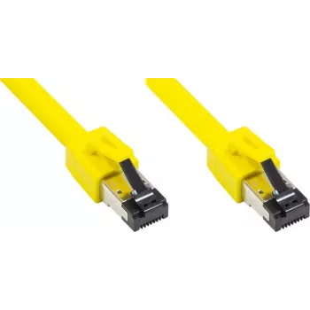 GoodConnections Alcasa Cat8.1 S/FTP Ethernet Patchkabel, RJ45, Gelb, 1,5 m 8080-015Y