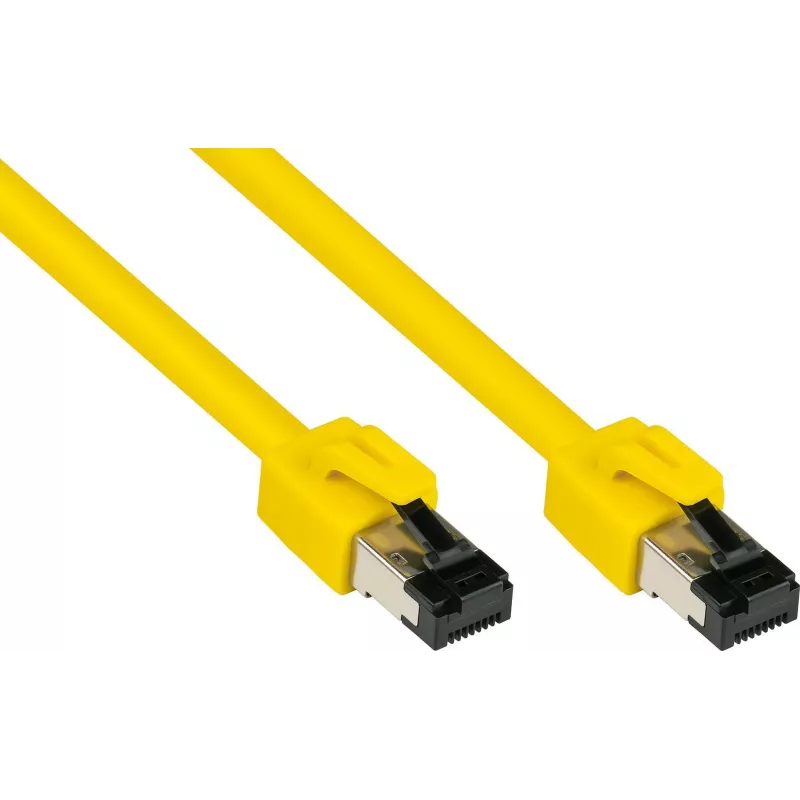 GoodConnections Alcasa Cat8.1 S/FTP Ethernet Patchkabel, RJ45, Gelb, 1,5 m 8080-015Y