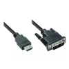 Good Connections HDMI auf DVI-D Single Link Videokabel 1m Schwarz 4510-DD1