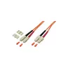 GoodConnections OM2 Duplex Multimode SC/SC LWL Patchkabel, 15 m LW-815SC