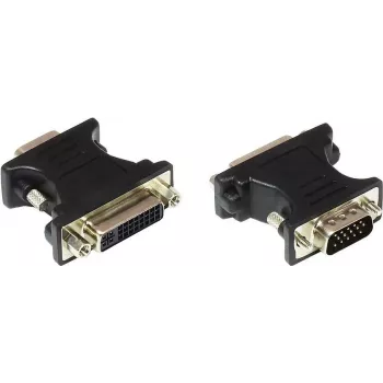 GoodConnections DVI-I Buchse auf VGA Stecker Adapter, Schwarz