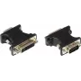 GoodConnections DVI-I Buchse auf VGA Stecker Adapter, Schwarz