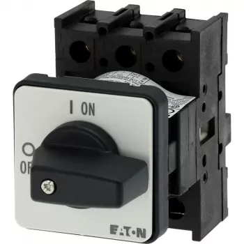 Eaton P1-25/E 3-poliger Hauptschalter-Trennschalter, 25 A, IP65, Schwarz/Weiß 038724