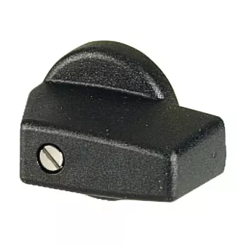 Eaton RMQ-Titan Drehgriff KNB-T0, schwarzer Kunststoff, Frontmontage, 22,5 mm, IP66/IP67/IP69K 038909