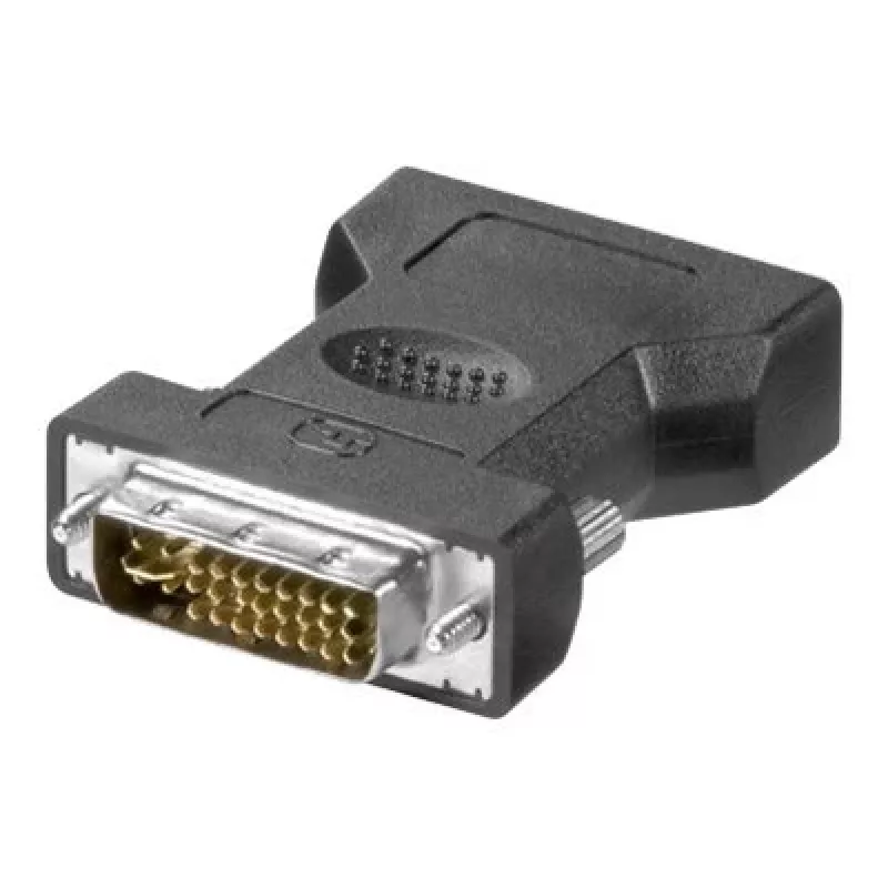 GoodConnections VGA-Buchse auf DVI 24+5 Stecker Adapter (VGA-DVI)