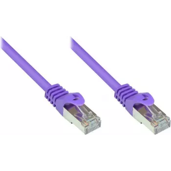 GoodConnections Alcasa 0,3m Cat5e SF/UTP RJ45 Patchkabel, Violett 855V-003