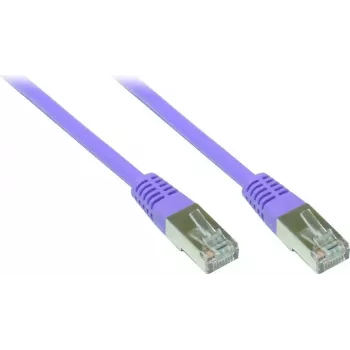 GoodConnections Alcasa 0,3m Cat5e SF/UTP RJ45 Patchkabel, Violett 855V-003