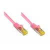 GoodConnections 8070R-400M Cat.7 S/FTP RJ45 Patchkabel, PiMF, halogenfrei, 600 MHz, OFC, RNS-Rastnasenschutz, 40 m, Magenta