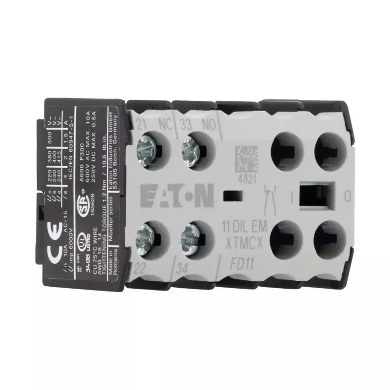 Eaton Hilfskontaktblock 1NO+1NC 11DILEM 2-polig zwangsgeführte Kontakte 010080