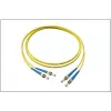 GoodConnections LW-905ST Singlemode Duplex ST/ST Glasfaser-Patchkabel, 9/125 µm OS2, 5 m, Gelb