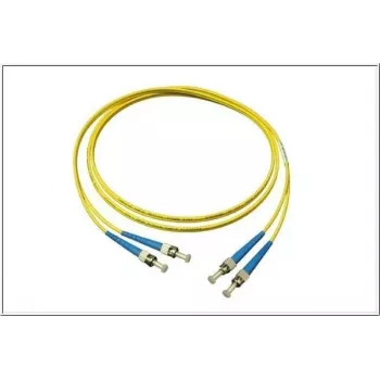 GoodConnections LW-905ST Singlemode Duplex ST/ST Glasfaser-Patchkabel, 9/125 µm OS2, 5 m, Gelb