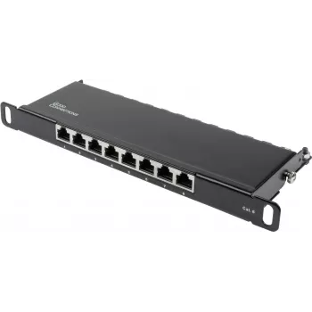 GoodConnections Alcasa GC-N0124 Cat6 geschirmter RJ45 Keystone Jack - Werkzeugfrei, Gigabit Ethernet, Schwarz