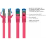 GoodConnections RNS® Cat. 6A S/FTP Patchkabel mit Rastnasenschutz, halogenfrei, Magenta, 20m (8060-H200M)